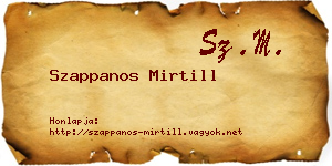 Szappanos Mirtill névjegykártya